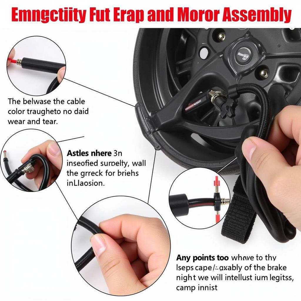 Inspecting the Emergency Brake Cable on a 2010 Town and Country