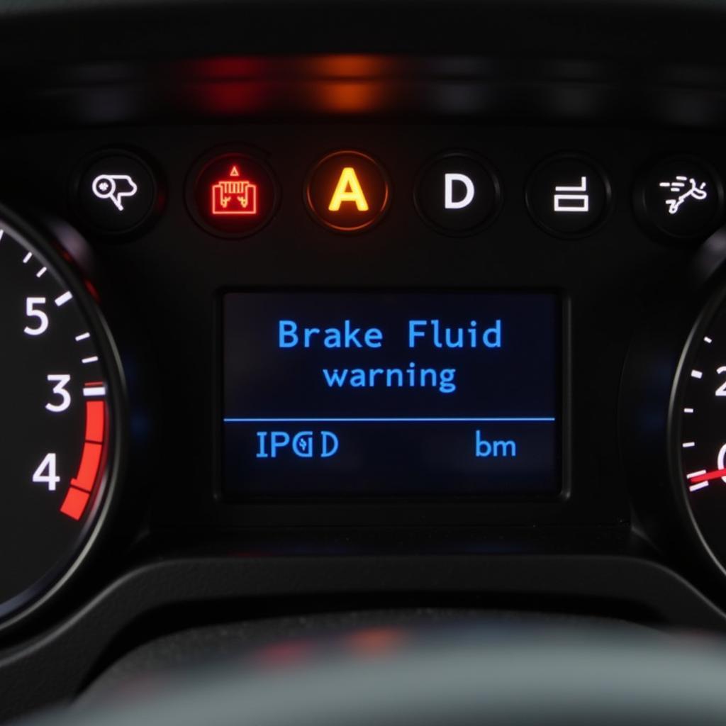 2012 F250 Brake Fluid Low Warning Light on Dashboard