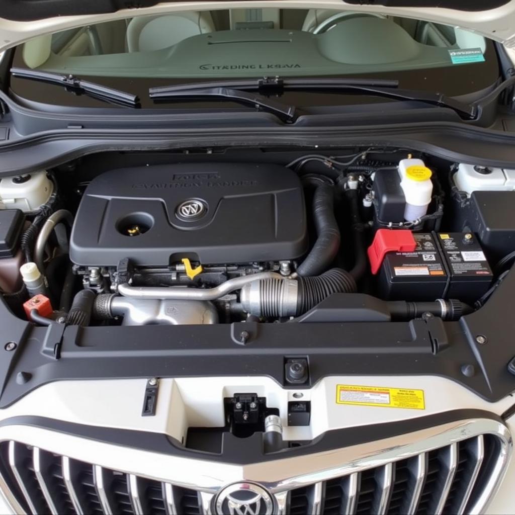 2014 Buick Enclave Battery Location in Engine Compartment