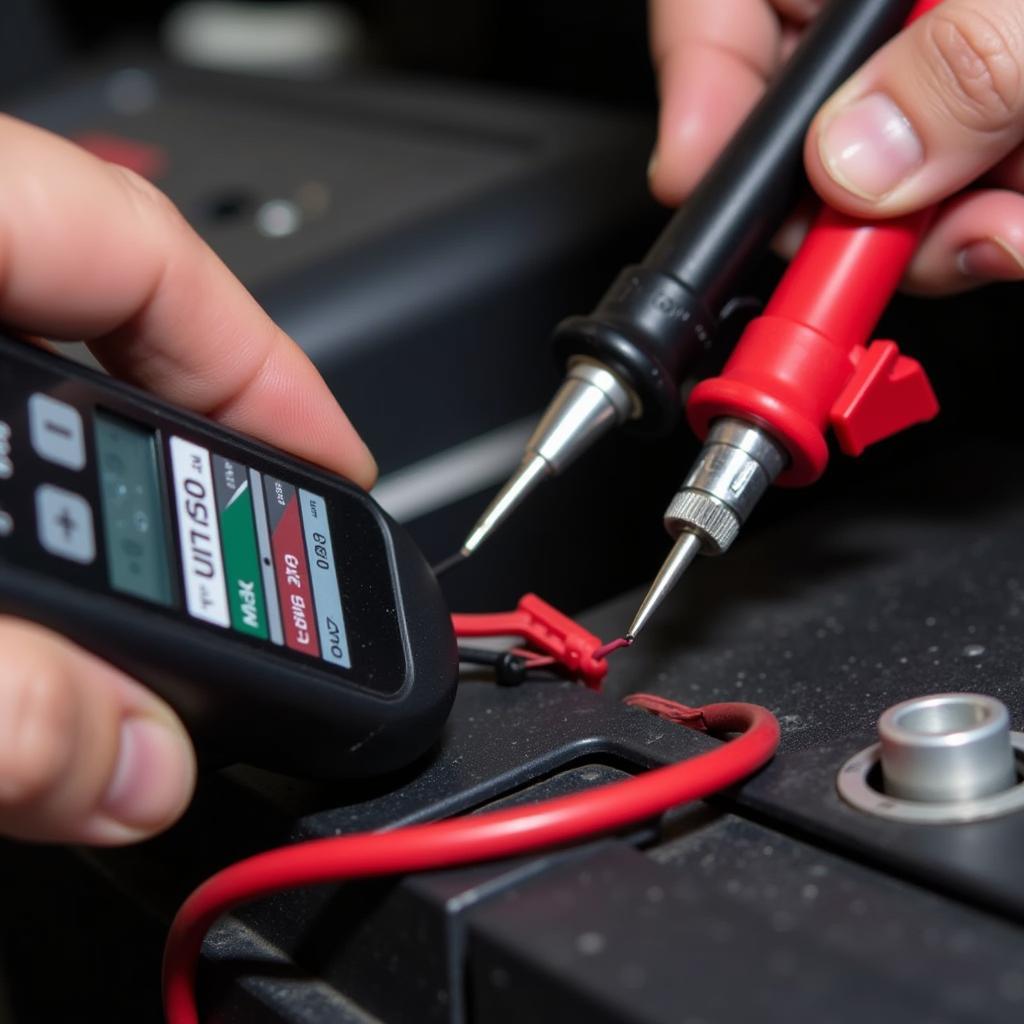 Testing the Battery of a 2014 Dodge Grand Caravan