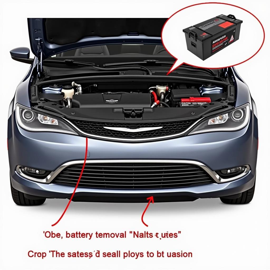 2015 Chrysler 200 Battery Location in Engine Bay