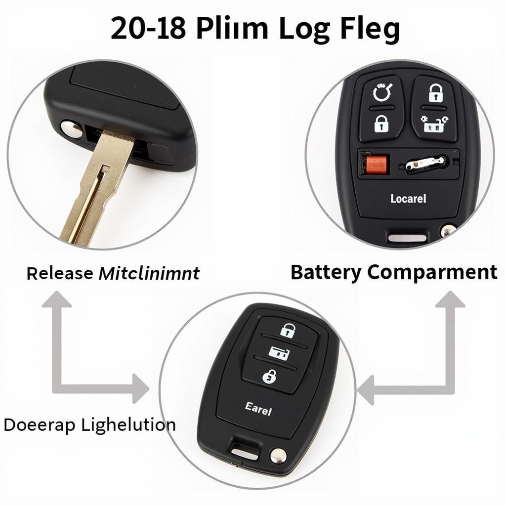 2015 Jeep Cherokee Key Fob Battery Location: Identifying where the battery is situated within the key fob.