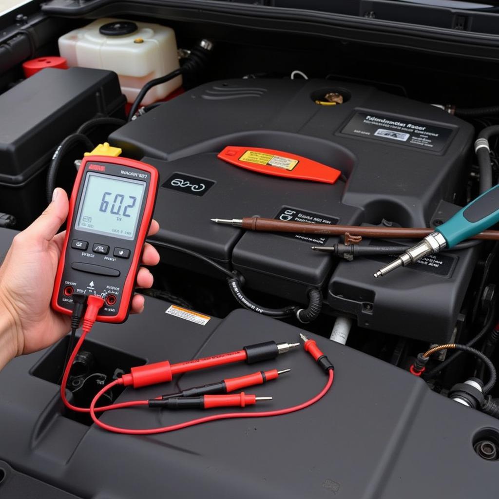 2015 Lincoln MKC Battery Drain Test with Multimeter