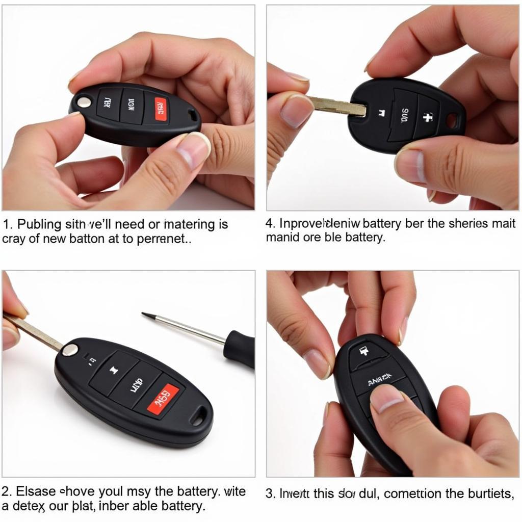 Replacing the Key Fob Battery in a 2015 Nissan Altima