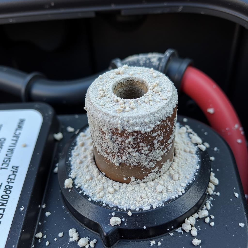 Corroded Battery Terminals on a 2018 CRV