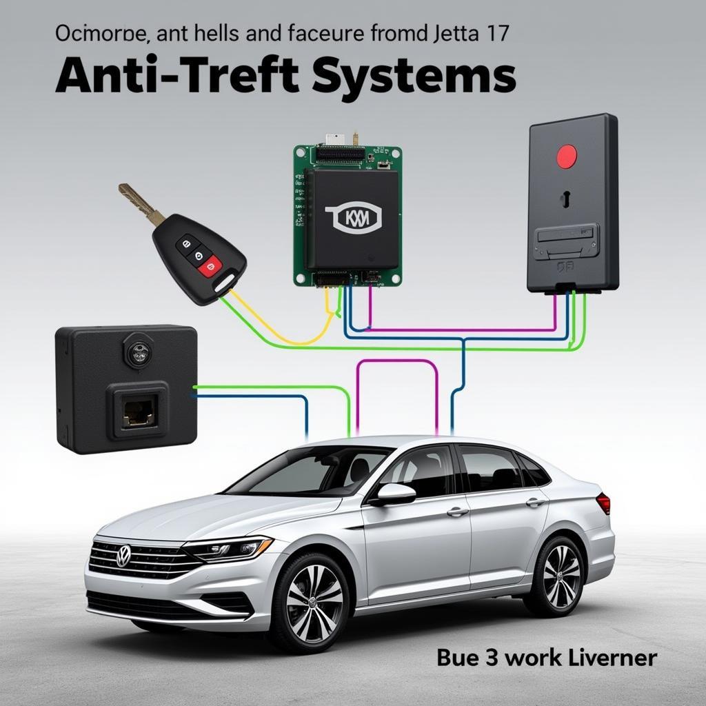 2019 VW Jetta Anti-theft System Components