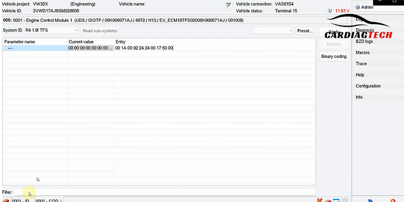 Re-code the ECM to align with the vehicle’s system configuration