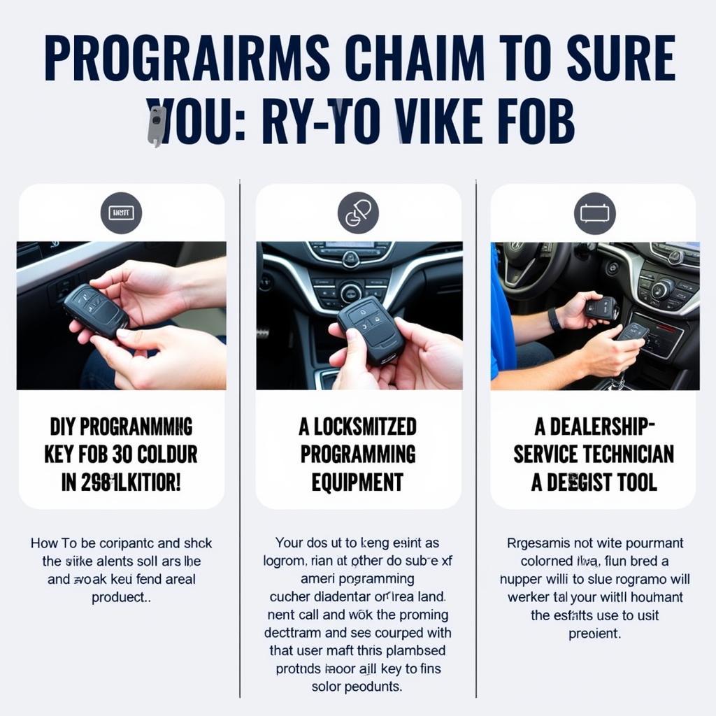 Acura Key Fob Programming Options