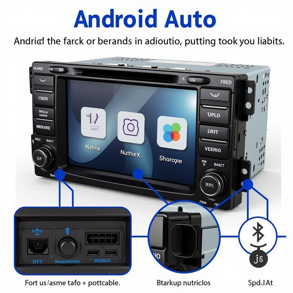 Android Auto Bluetooth Car Radio Features