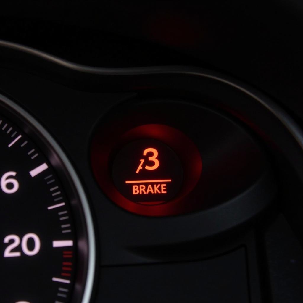 Audi A4 Brake Warning Light Display