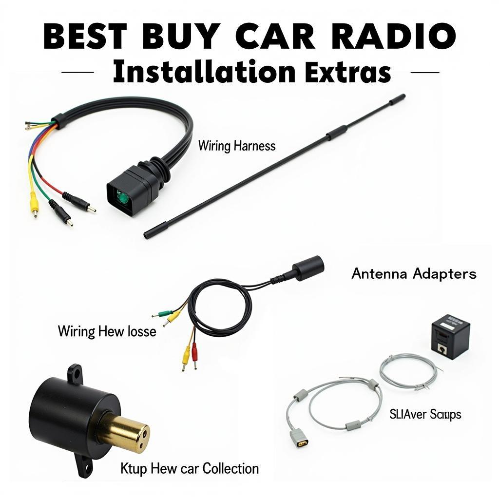 Best Buy Car Radio Installation Extras Kit