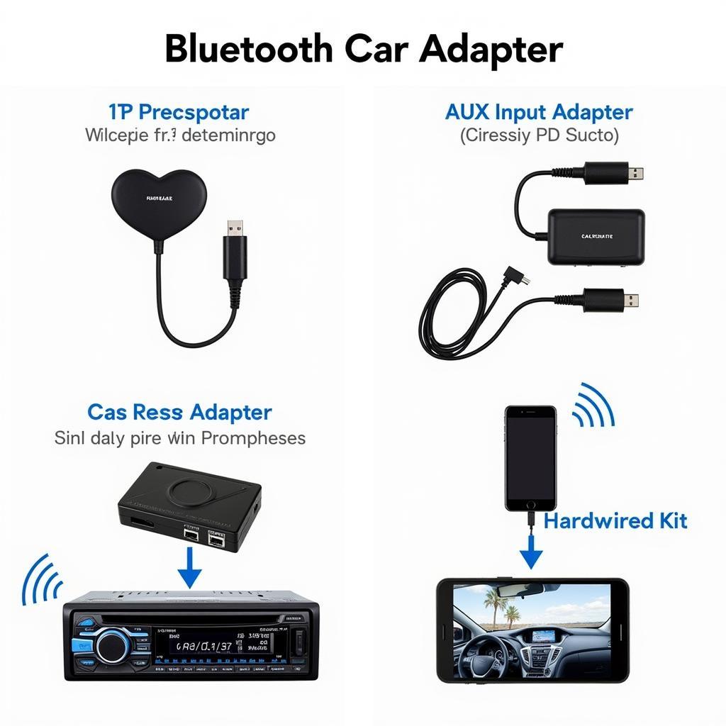 Types of Bluetooth Car Adapters