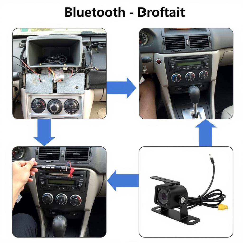 Bluetooth Car Radio with Backup Camera Installation