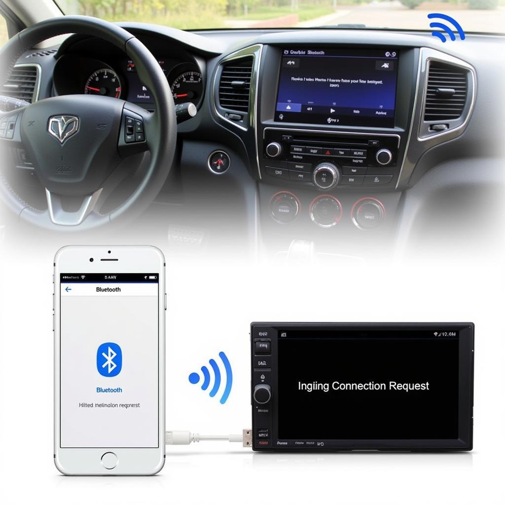 Connecting a Smartphone to a Car Radio via Bluetooth