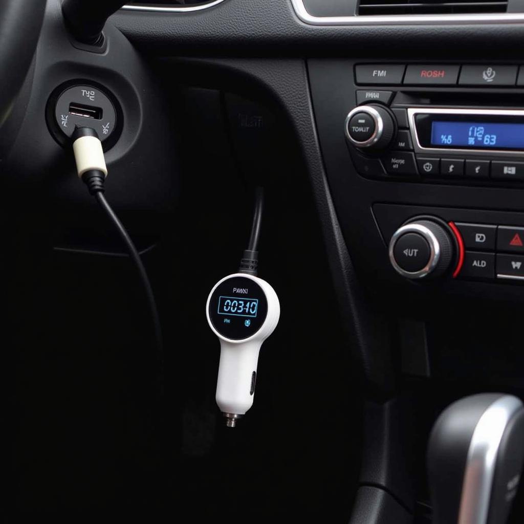 Bluetooth FM Transmitter in Car