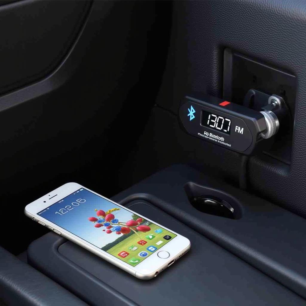 Bluetooth FM Transmitter in Car