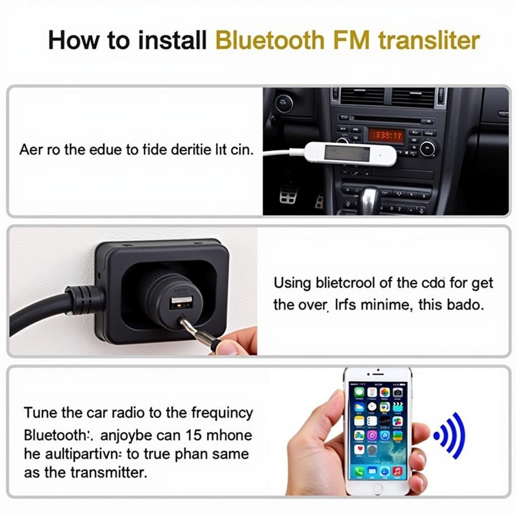 Bluetooth FM Transmitter Installation Guide