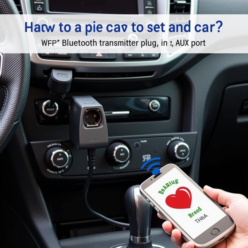 Setting up a Bluetooth Transmitter in a Car