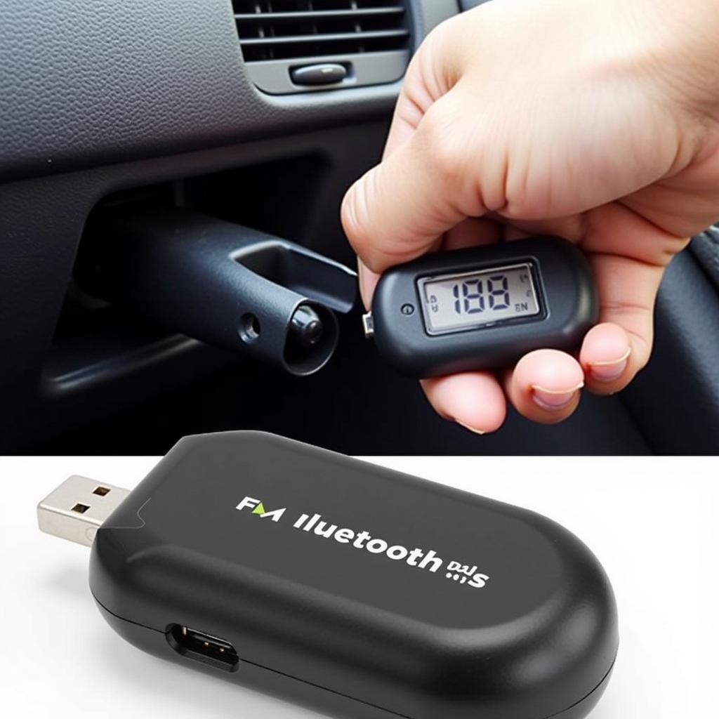 Setting up a Bluetooth Transmitter in a Car