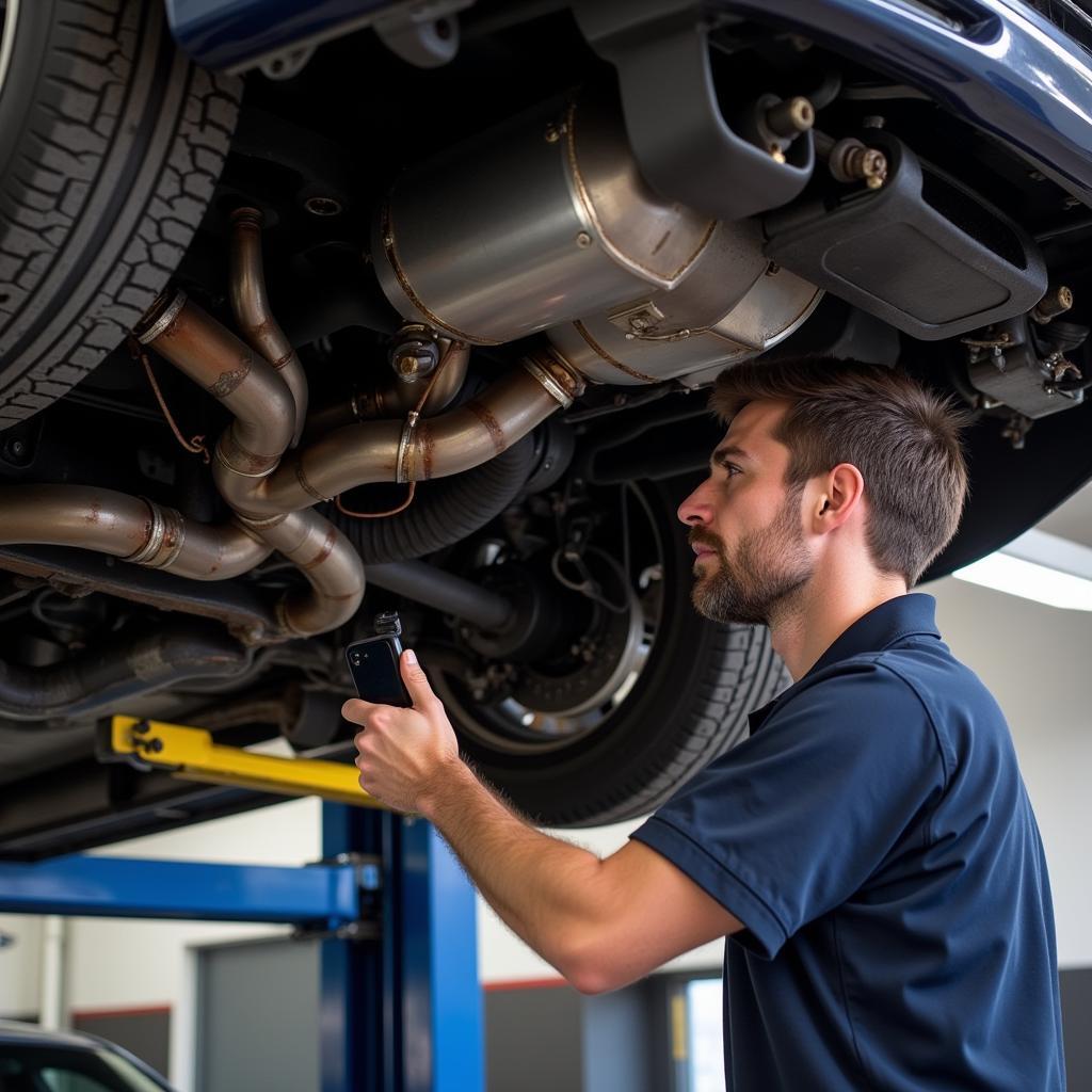 BMW 7 Series V12 Exhaust System Inspection