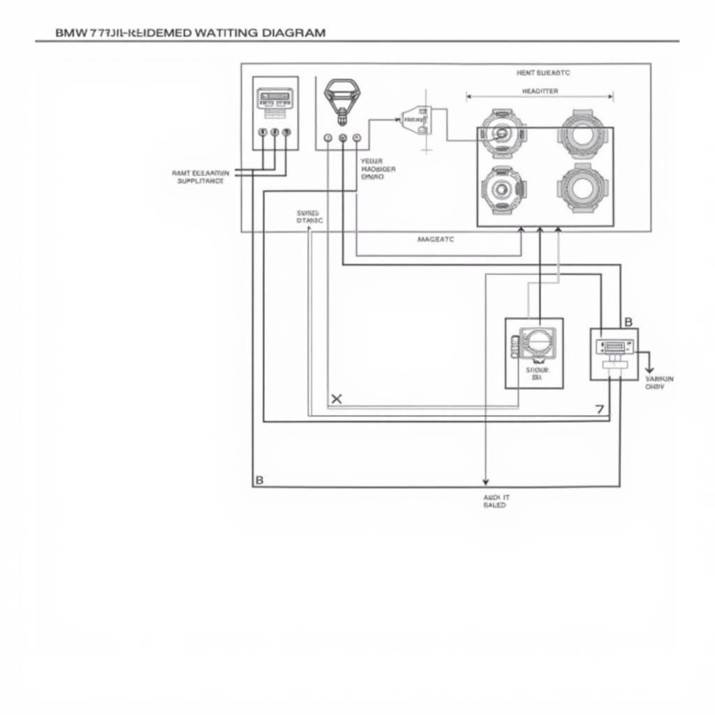 BMW 750il Audio Wiring Diagram