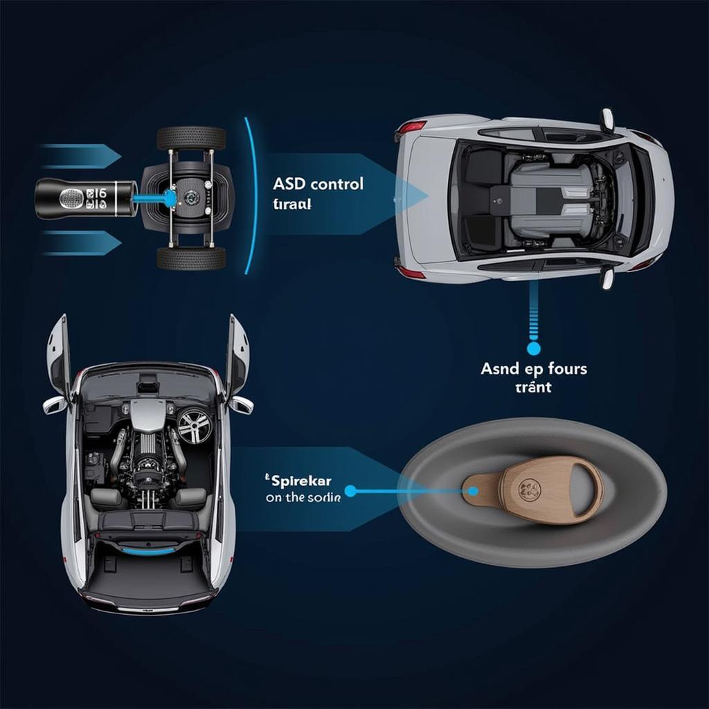 BMW ASD System Components: Microphone, Control Unit, and Speaker