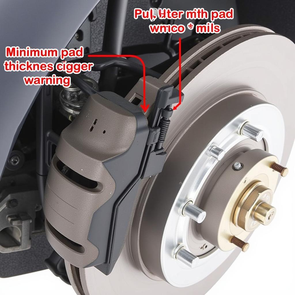 BMW E60 Brake Pad Wear Sensor Location and Function