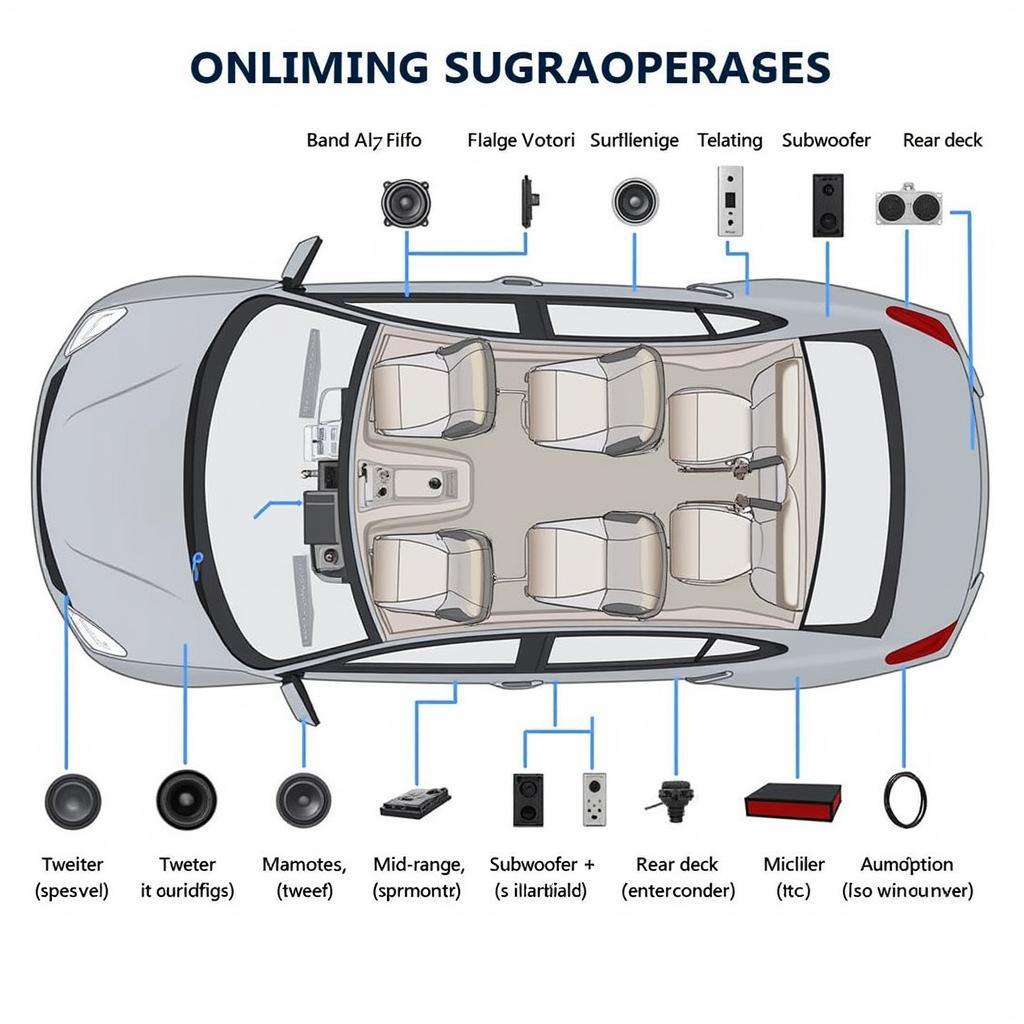 BMW E90 Logic 7 Speaker Layout Diagram