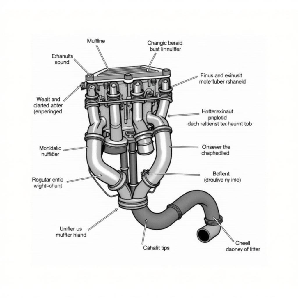 BMW Inline 6 Exhaust System Diagram