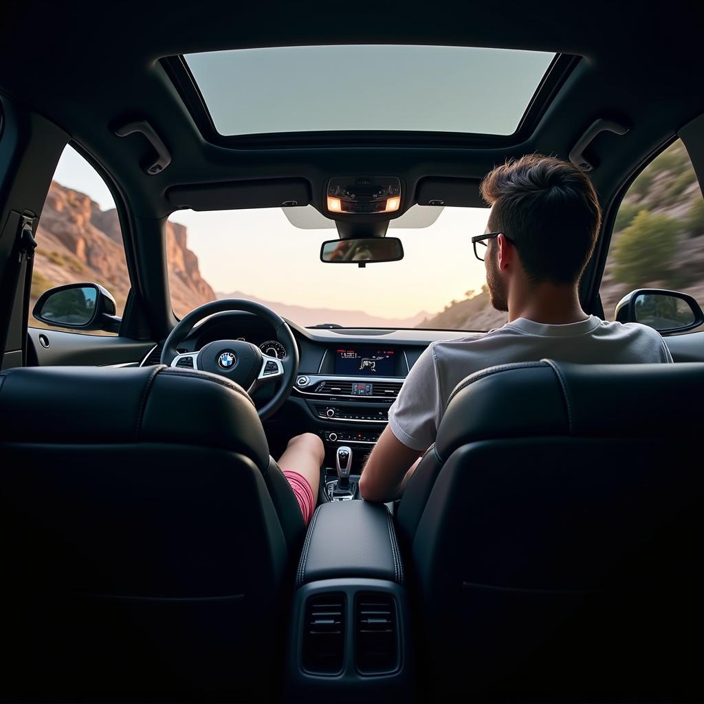 BMW Driver Enjoying Customized Active Sound Design