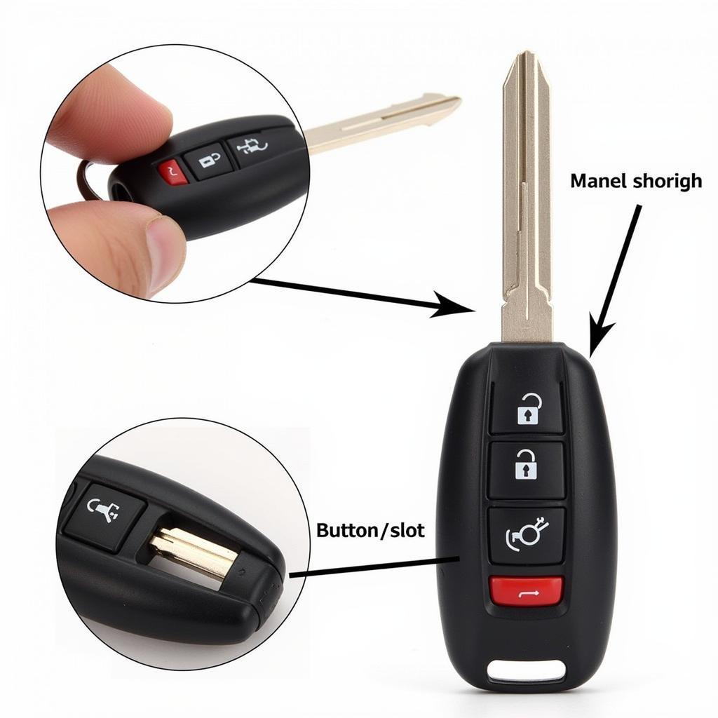 BMW Key Fob Release Button Location