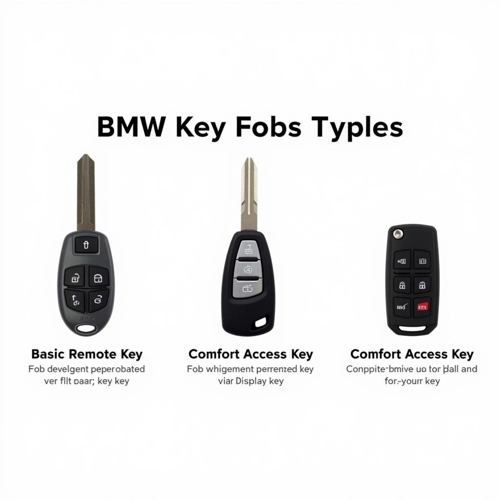 Different Types of BMW Key Fobs