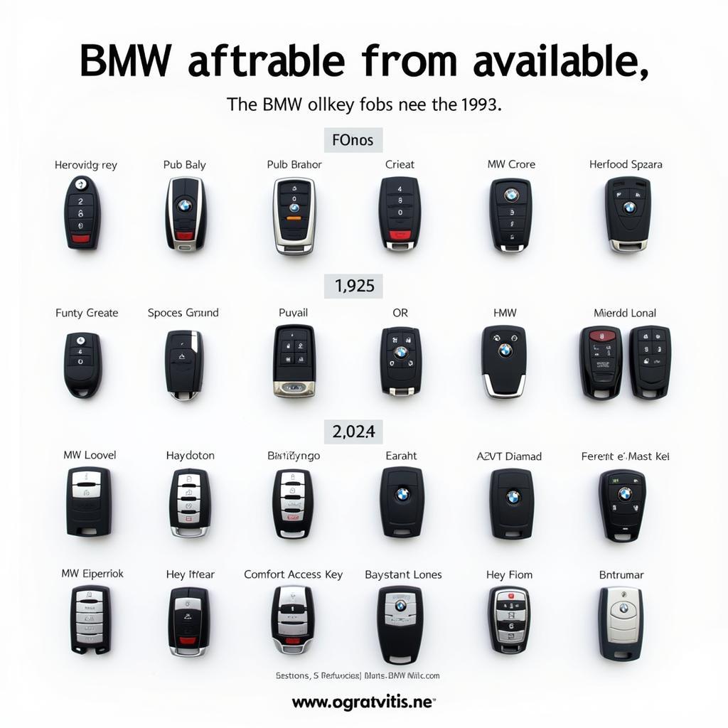 Different Types of BMW Key Fobs