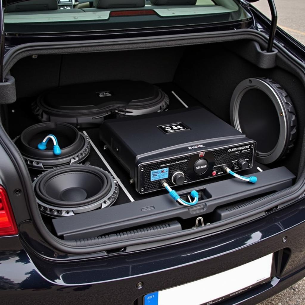 BMW M Performance Sound Kit Integration with JL Audio XD600/6 Amplifier