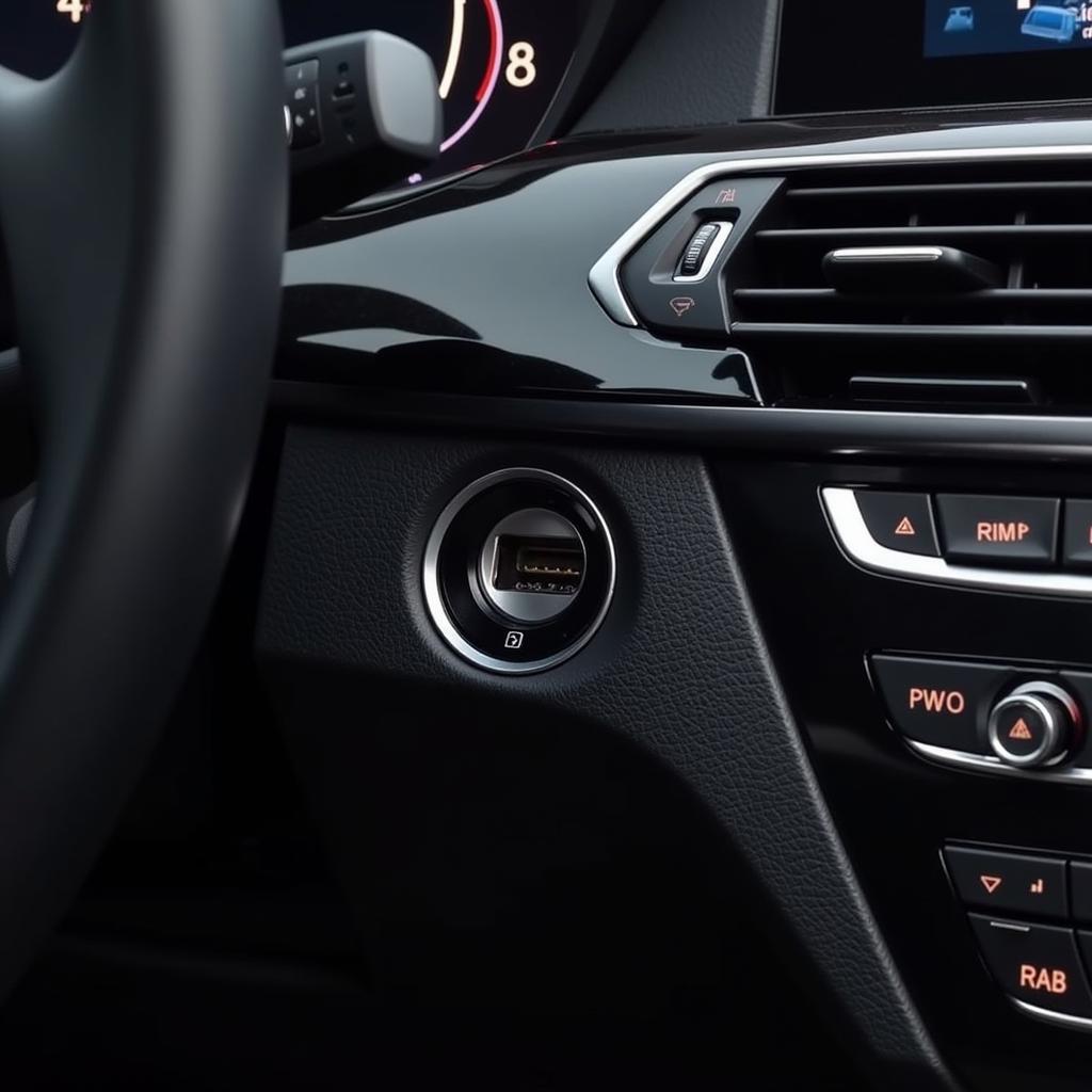 BMW USB Audio Interface Close-Up