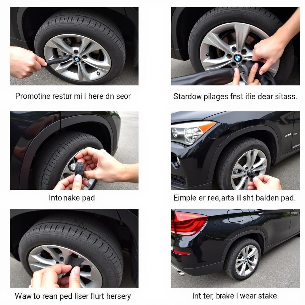 Replacing a Brake Pad Wear Sensor on a BMW X1