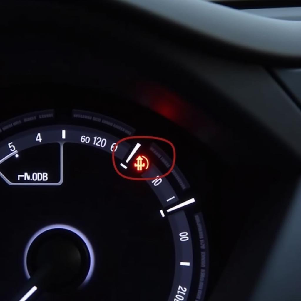 Brake System Warning Light on Honda Accord Dashboard