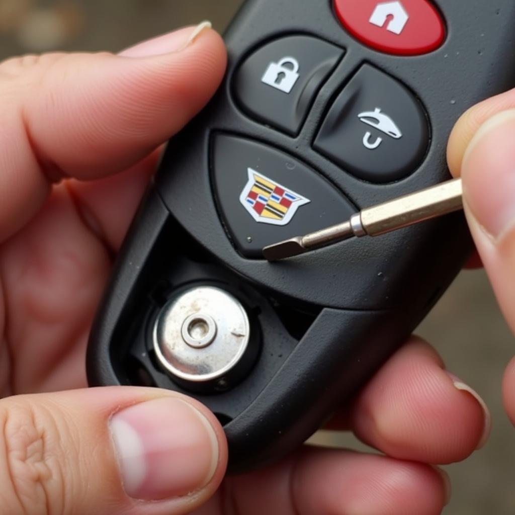 Cadillac Key Fob Battery Replacement Steps