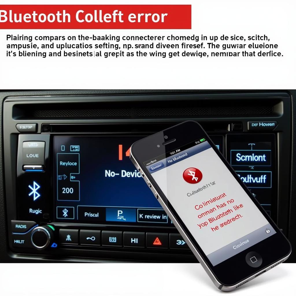 Common Bluetooth Connection Problems with Car Audio Radio Player 1044