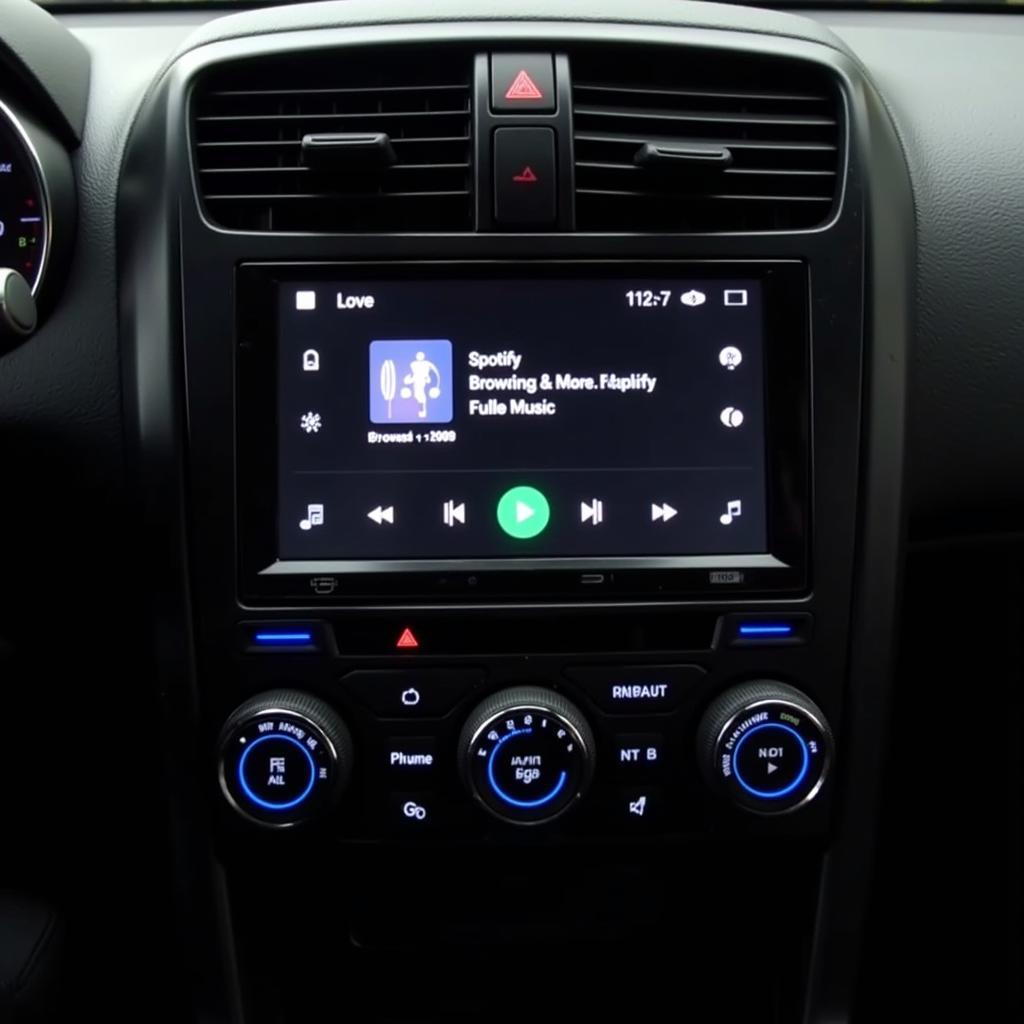 Car Audio with Spotify Integration