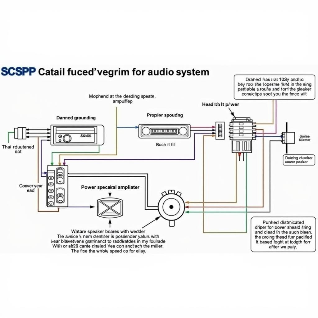 Car Audio System Basics Diagram