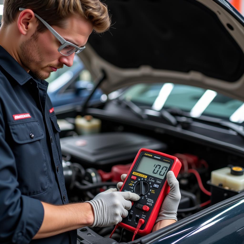 Checking Car Battery and Alternator