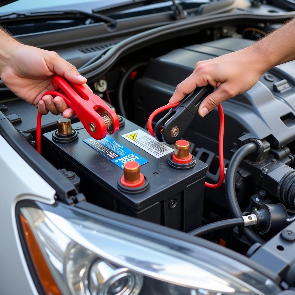 Car Battery Jump Start