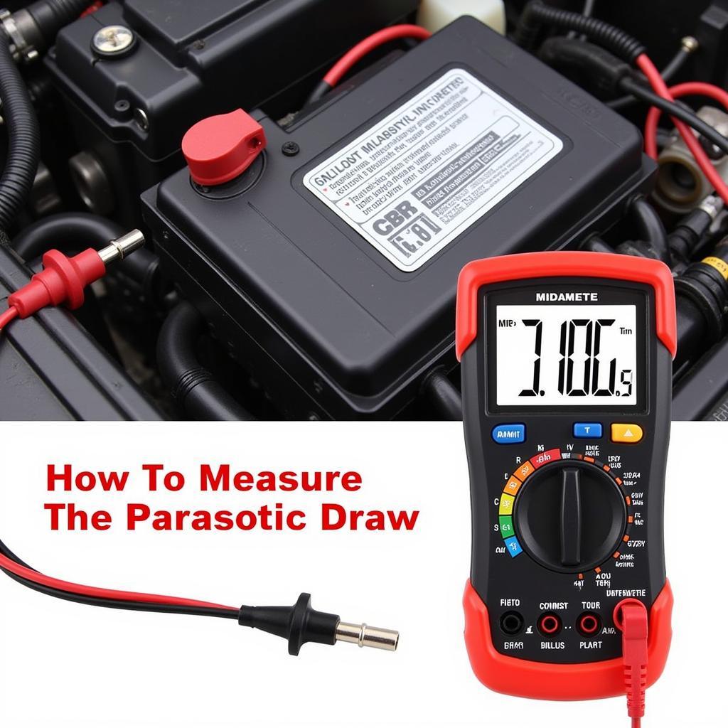 Testing Car Battery with Multimeter