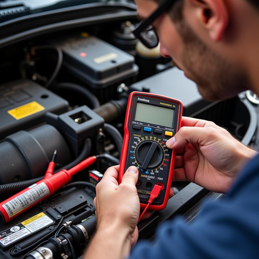 Testing a Car Battery