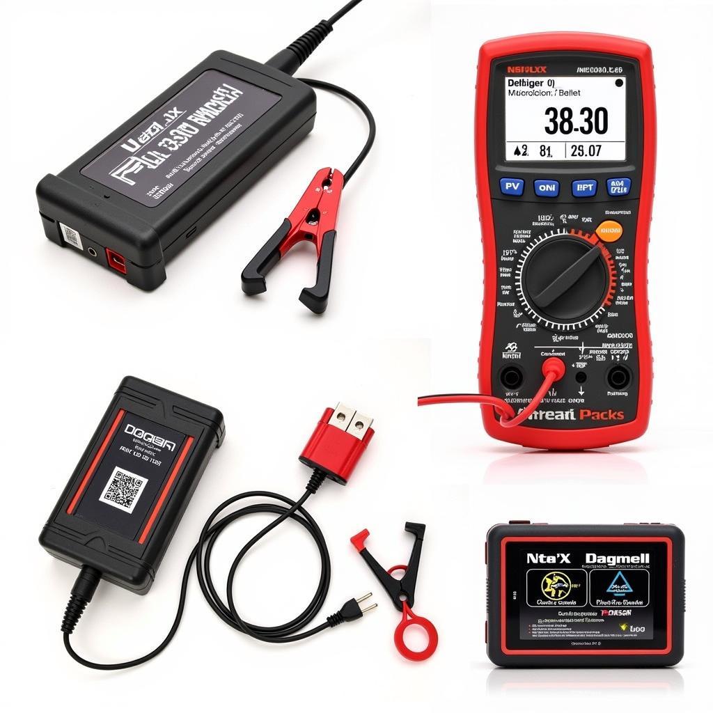 Diagnostic tools for checking a car battery