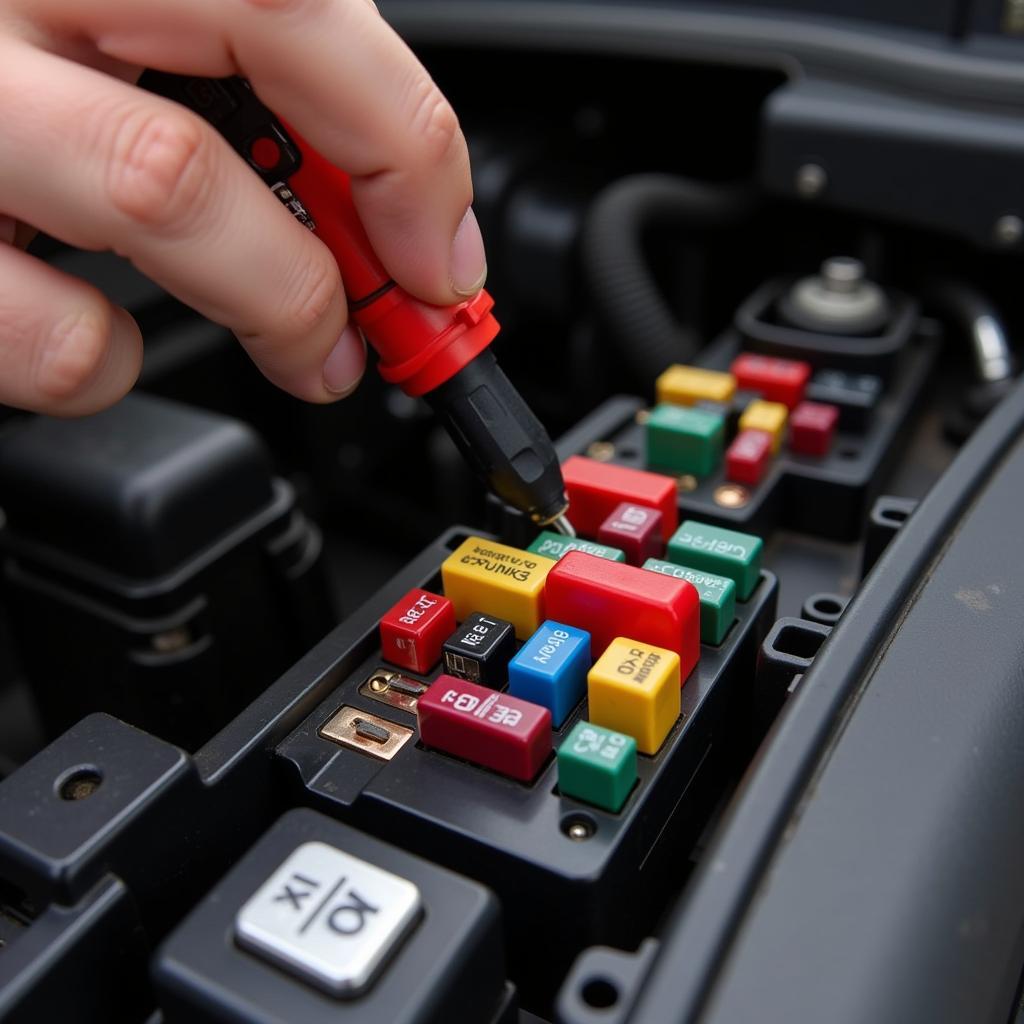 Car Fuse Box Inspection