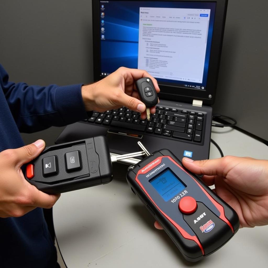 Car Key Fob Cloning at a Locksmith