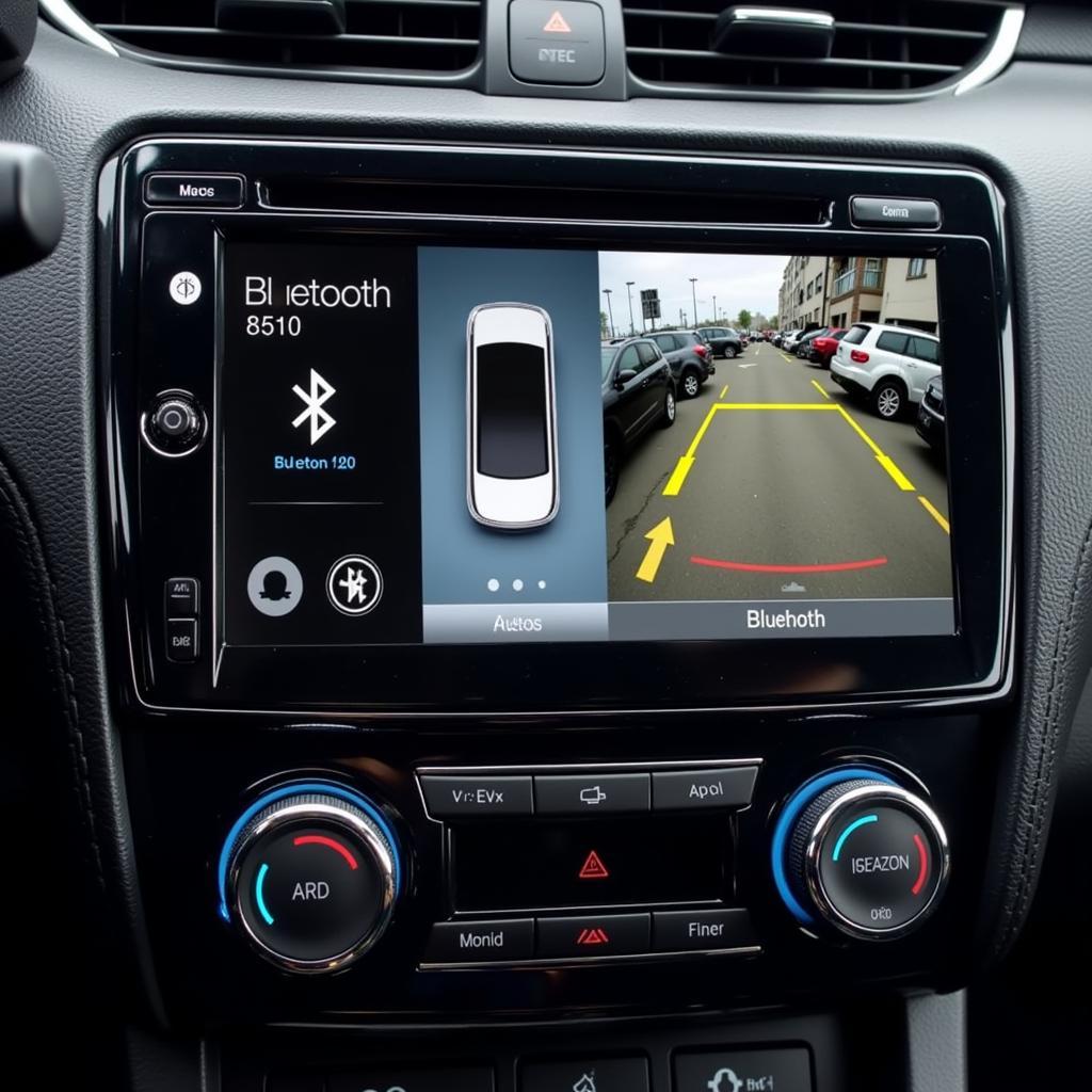 Car Radio Bluetooth Backup Camera Integration