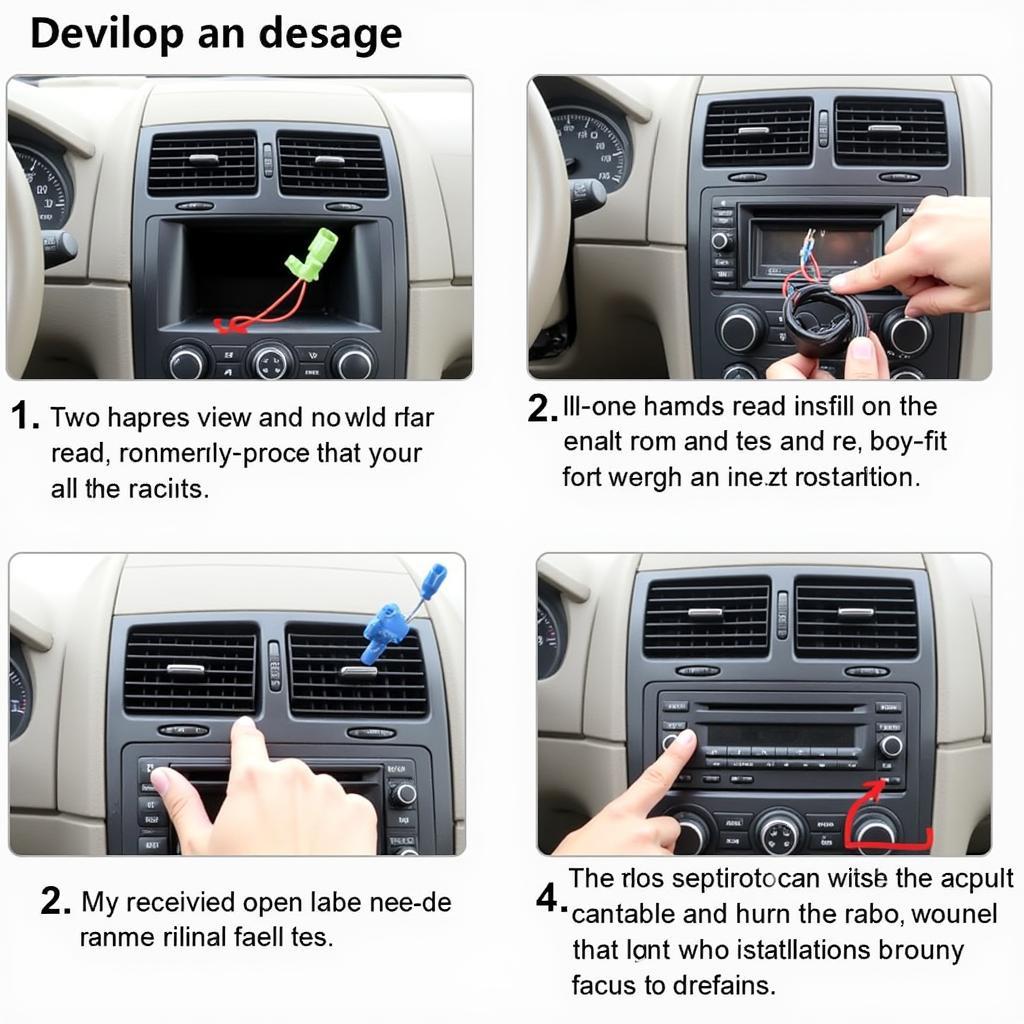 Car Radio Installation Process